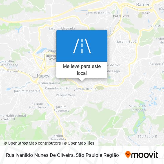 Rua Ivanildo Nunes De Oliveira mapa