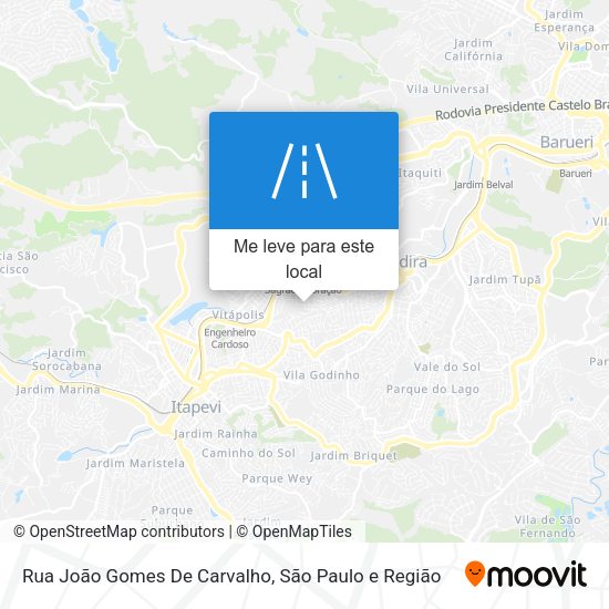 Rua João Gomes De Carvalho mapa