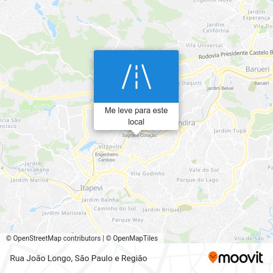 Rua João Longo mapa