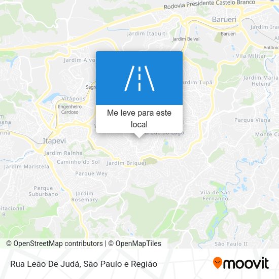 Rua Leão De Judá mapa