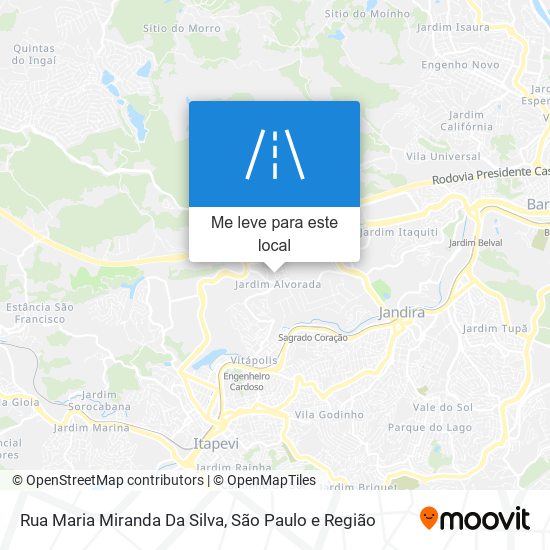 Rua Maria Miranda Da Silva mapa