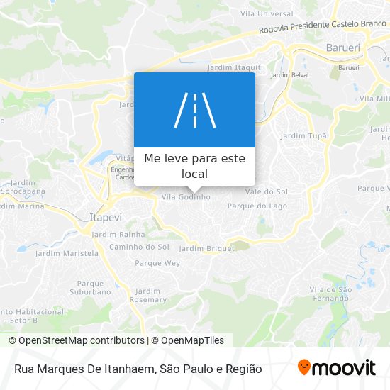 Rua Marques De Itanhaem mapa