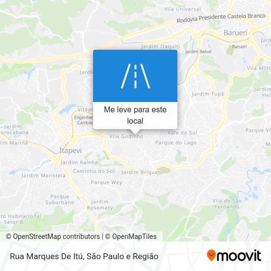 Rua Marques De Itú mapa