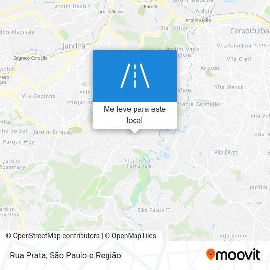 Rua Prata mapa