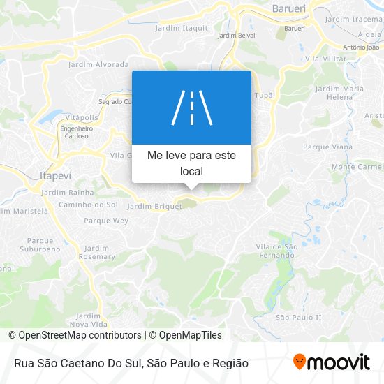 Rua São Caetano Do Sul mapa