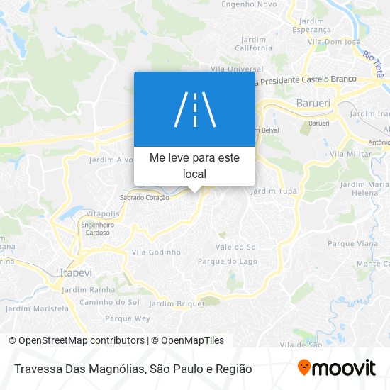 Travessa Das Magnólias mapa