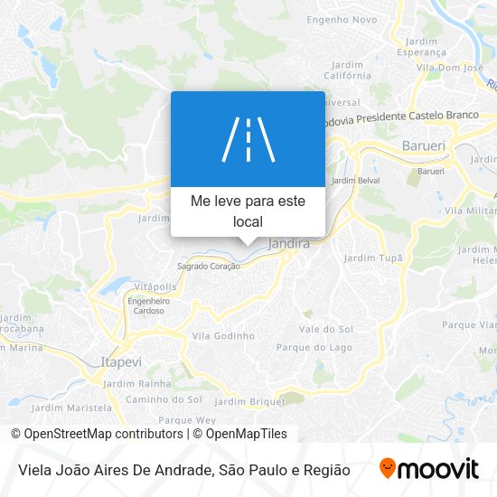 Viela João Aires De Andrade mapa