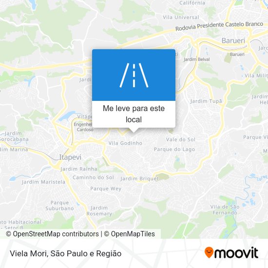 Viela Mori mapa
