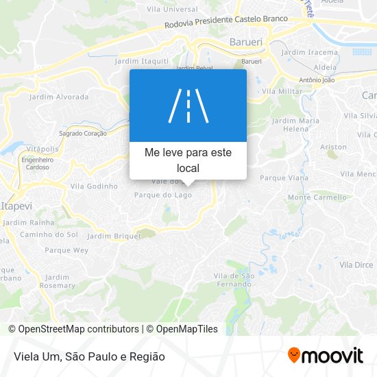 Viela Um mapa