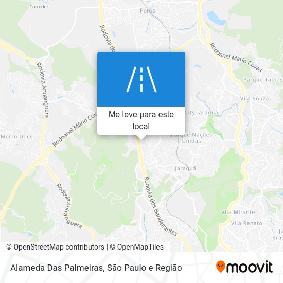 Alameda Das Palmeiras mapa