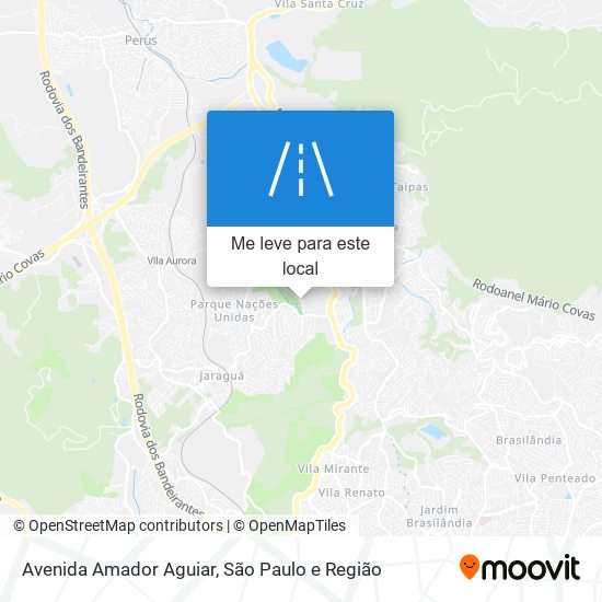 Avenida Amador Aguiar mapa