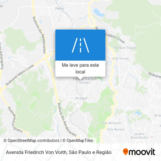 Avenida Friedrich Von Voith mapa