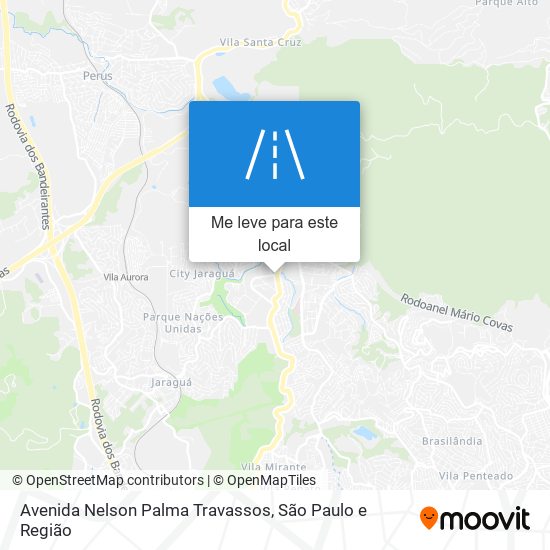 Avenida Nelson Palma Travassos mapa