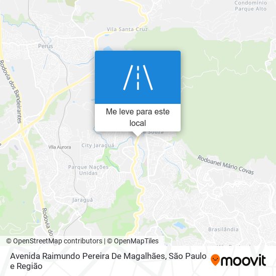 Avenida Raimundo Pereira De Magalhães mapa