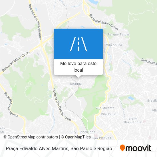Praça Edivaldo Alves Martins mapa