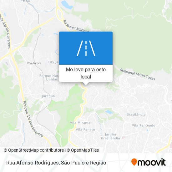 Rua Afonso Rodrigues mapa