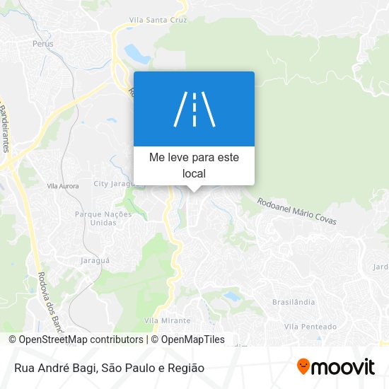 Rua André Bagi mapa
