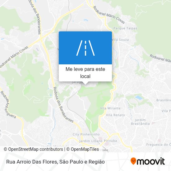 Rua Arroio Das Flores mapa