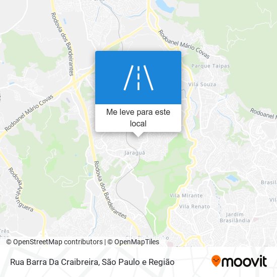 Rua Barra Da Craibreira mapa