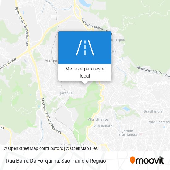 Rua Barra Da Forquilha mapa