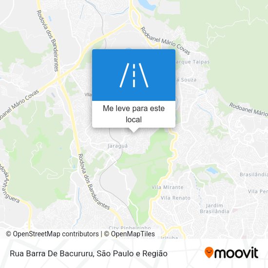 Rua Barra De Bacururu mapa