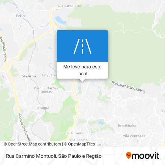 Rua Carmino Montuoli mapa