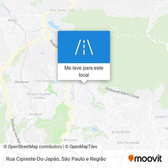 Rua Cipreste-Do-Japão mapa