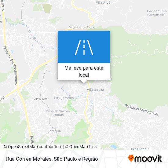 Rua Correa Morales mapa