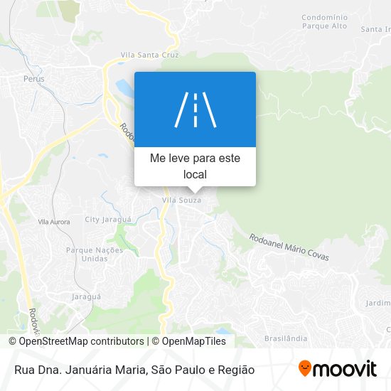 Rua Dna. Januária Maria mapa