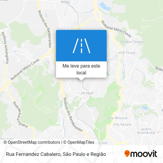 Rua Fernandez Cabalero mapa