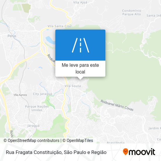 Rua Fragata Constituição mapa
