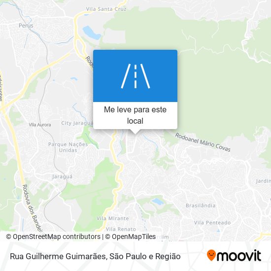 Rua Guilherme Guimarães mapa