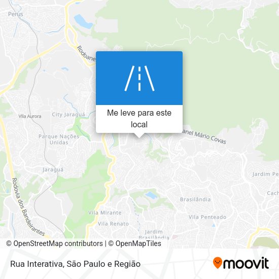 Rua Interativa mapa