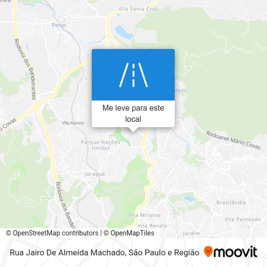 Rua Jairo De Almeida Machado mapa