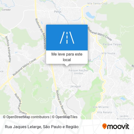 Rua Jaques Lelarge mapa