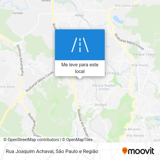 Rua Joaquim Achaval mapa