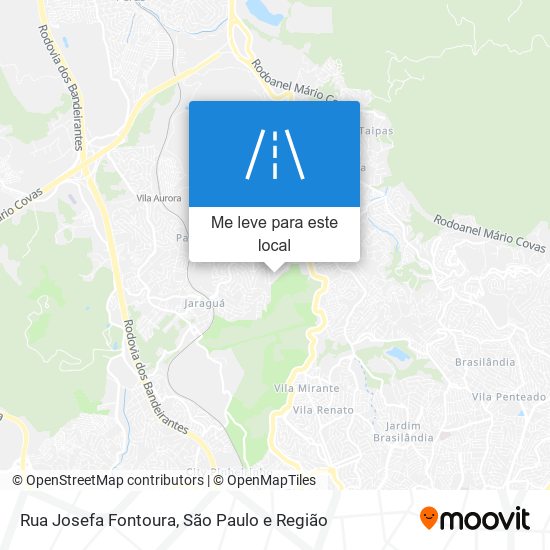 Rua Josefa Fontoura mapa