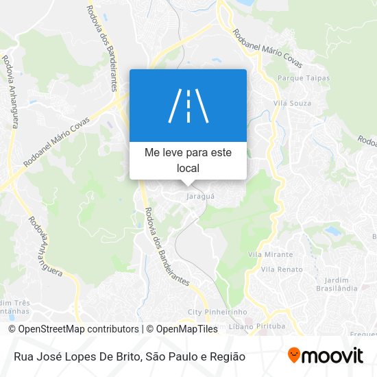 Rua José Lopes De Brito mapa