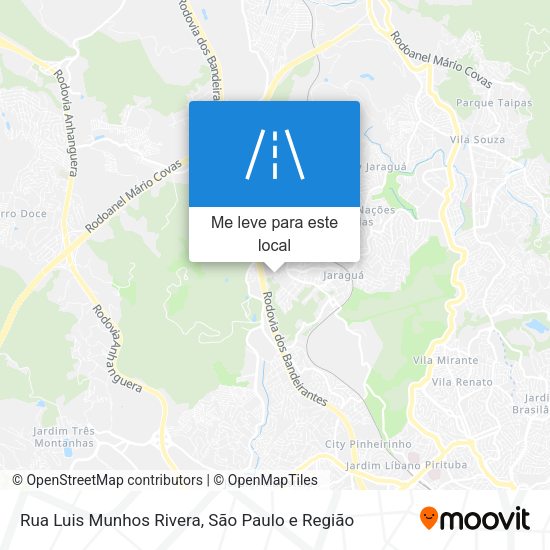 Rua Luis Munhos Rivera mapa