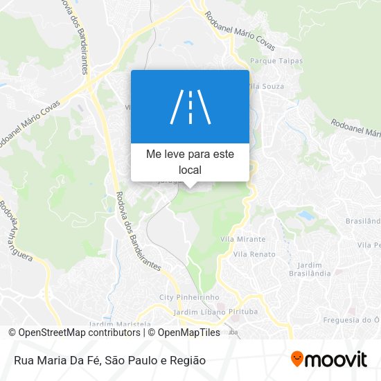 Rua Maria Da Fé mapa