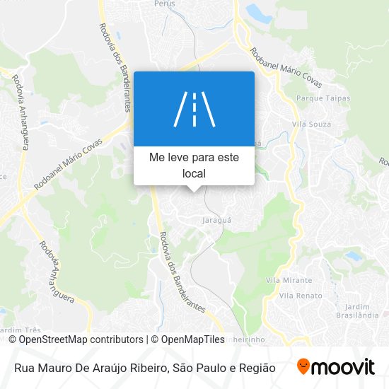 Rua Mauro De Araújo Ribeiro mapa