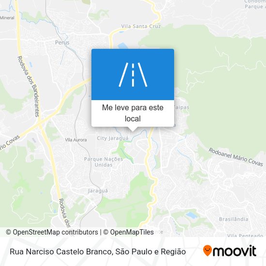 Rua Narciso Castelo Branco mapa