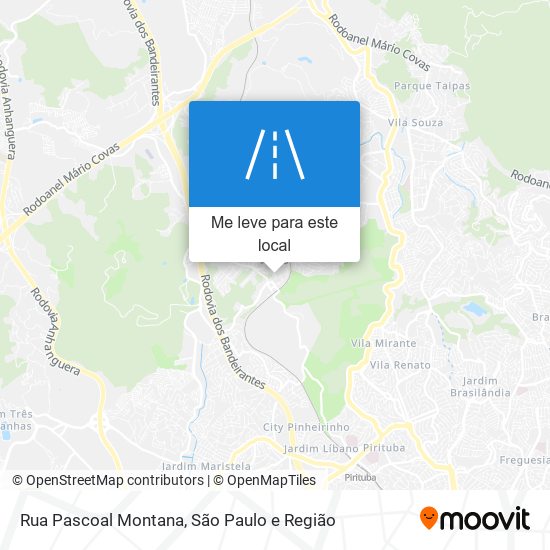 Rua Pascoal Montana mapa