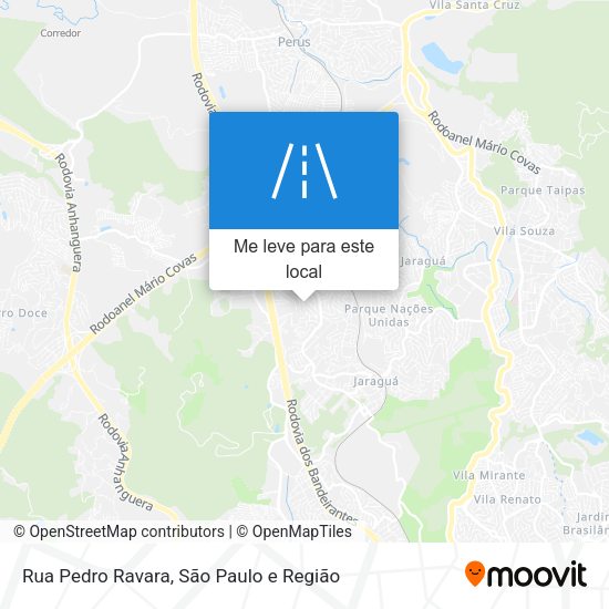 Rua Pedro Ravara mapa