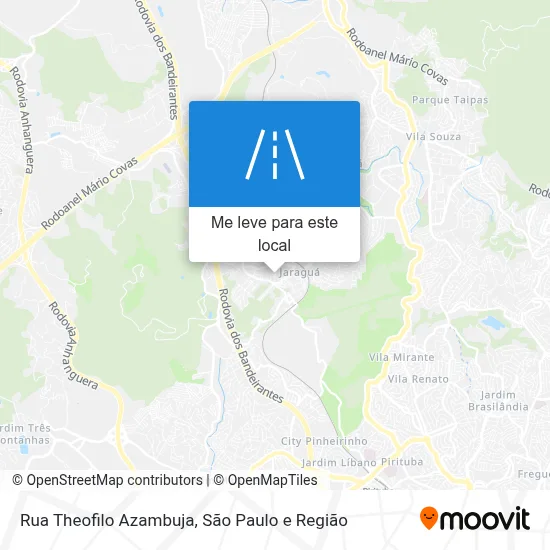 Rua Theofilo Azambuja mapa