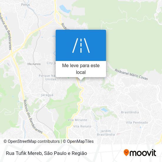 Rua Tufik Mereb mapa