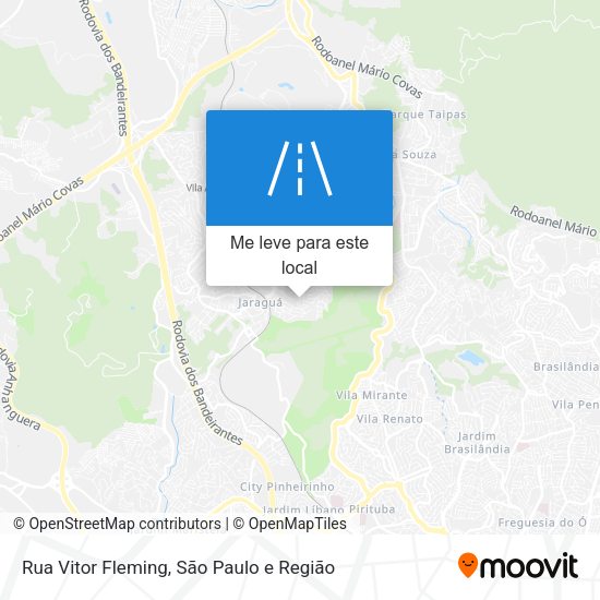 Rua Vitor Fleming mapa