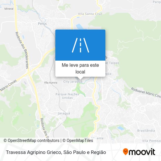 Travessa Agripino Grieco mapa
