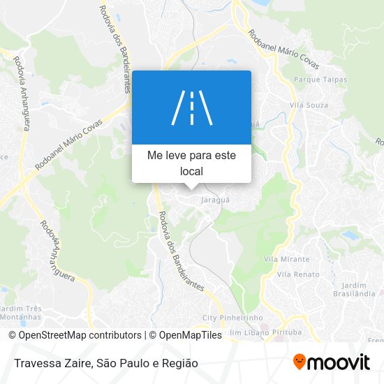 Travessa Zaire mapa