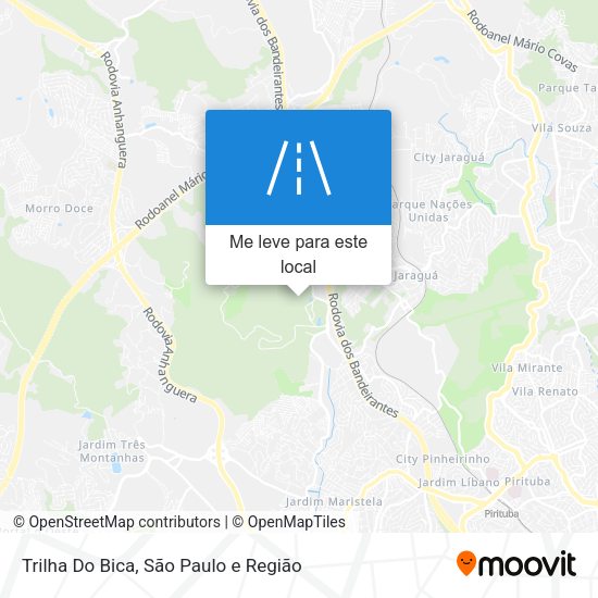 Trilha Do Bica mapa